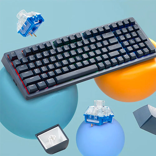 HYEKU Y10 All-Aluminum DIY Three-Mode Mechanical Keyboard