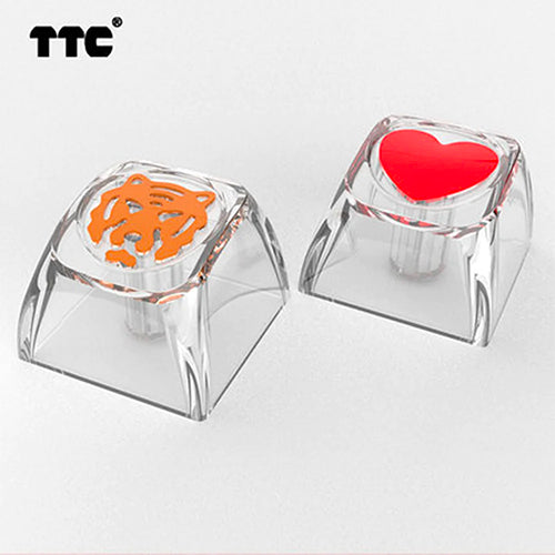 TTC Releases Special Honey & Tiger Fully Transparent Artisan Keycaps