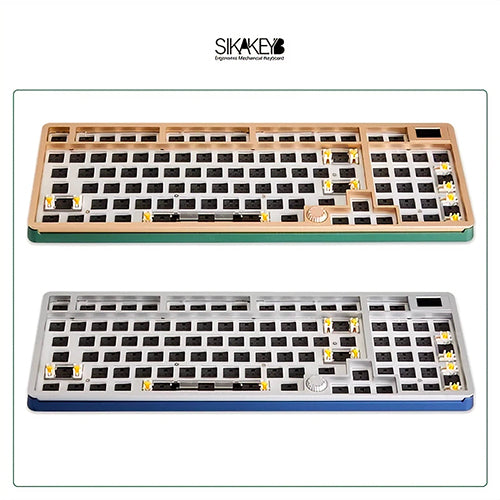 SIKAKEYB SK8 CNC-Machined Aluminum Alloy Three-Mode Wireless Keyboard Kit