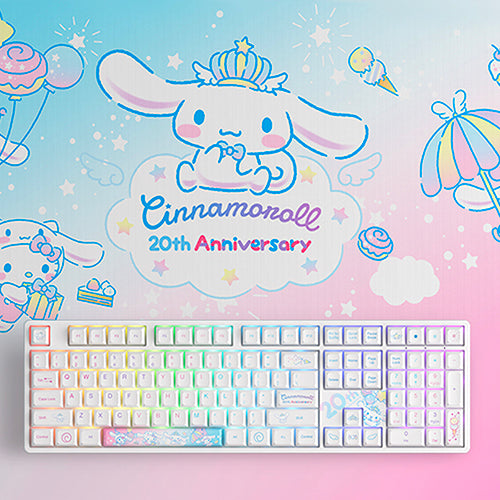 Akko Designs Special 20th Anniversary Cinnamoroll Mechanical Keyboard