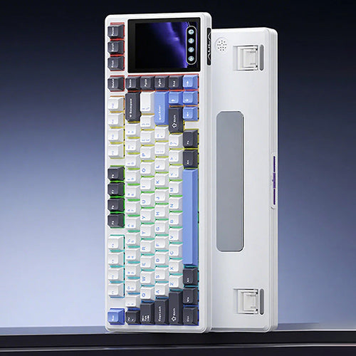 AULA Showcases L99 Three-Mode Gasket Keyboard with 3.98" IPS Touchscreen