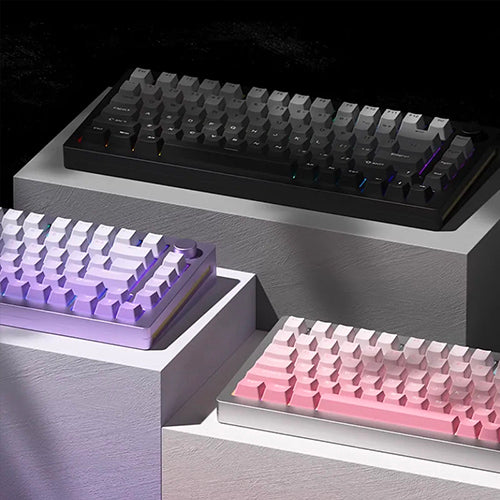 Monsgeek M1W & M7W Compact Three-Mode RGB keyboards With Gradient Color Theme!!