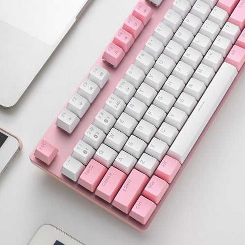 Rapoo Launches Special Strawberry Milk Edition For Famous V500 Pro Mechanical Keyboard