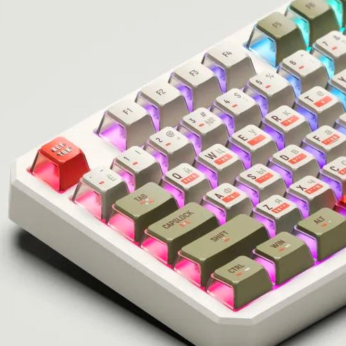 KeyTok Releases New Morse Code PBT Pudding Keycaps