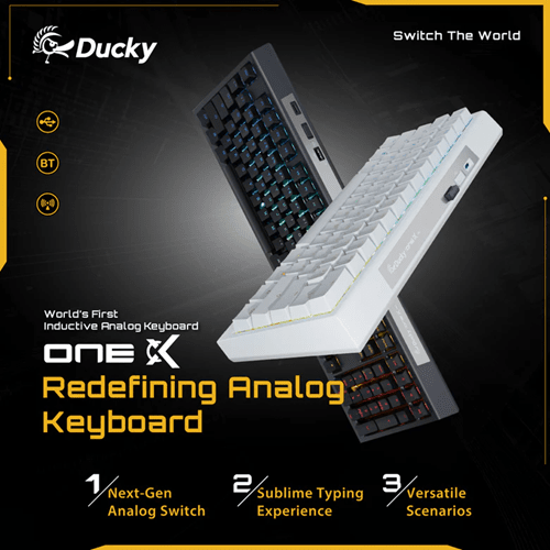 Ducky One X: A Versatile Mechanical Keyboard with Analog Switches