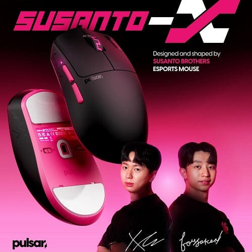 Pulsar Introduces Susanto-X, a Lightweight Gaming Mouse Built with f0rsakeN and Xccurate