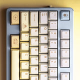Soulcat Bakery Meow Cherry Profile PBT+PC Keycaps Set