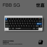 FBB SG Cherry Profile PBT 1.7MM Black Keycaps Set