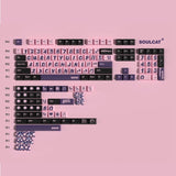 Soulcat WOW Black&Pink Cherry Profile Keycap Set