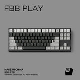 FBB Play Minimalist Style Cherry Profile PBT Keycaps Set