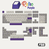 FBB Retro Purple PBT Cherry Profile Keycaps Set