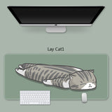 YUNZII KEYNOVO Black Cat Desk Mat / Mouse Pad