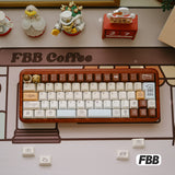 FBB Otter Coffee PBT Cherry Profile Keycaps Set