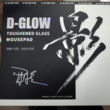 D-GLOW YING Smooth Controllable Durable Glass Mousepad