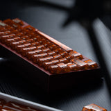 FBB Fossil Cherry Profile PC Amber Keycaps Set