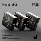 FBB SG Cherry Profile PBT 1.7MM Black Keycaps Set