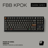 FBB KPOK Spectrum Retro Russian Cherry Profile Keycaps Set