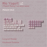 Keyboard Science Mio Yogurt Peach Flavor Cherry Profile Keycaps Set