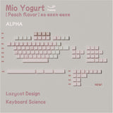 Keyboard Science Mio Yogurt Peach Flavor Cherry Profile Keycaps Set