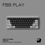 FBB Play Minimalist Style Cherry Profile PBT Keycaps Set