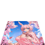 GITOPER Sakura Rabbit Police Anime Waterproof Gaming Mousepad