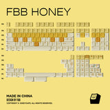 FBB Honey Cherry Profile PBT 1.7mm Keycaps Set