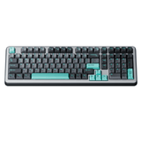AJAZZ AC100 LCD Aluminium Alloy Mechanical Keyboard mechkeysshop Three Mode-RGB Black Silver hyacinth switch