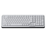 AJAZZ AC100 LCD Aluminium Alloy Mechanical Keyboard mechkeysshop Wired-White Light White Gift Linear