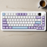 AJAZZ AK820 Max Wireless TFT Screen Mechanical Keyboard mechkeysshop Purple Sea Salt Switch V2 TFT Display