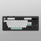 AJAZZ AK870 Swappable TFT Screen Mechanical Keyboard mechkeysshop AK870-BlackCyan Maillard Linear 