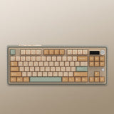 AJAZZ AK870 Swappable TFT Screen Mechanical Keyboard mechkeysshop AK870-Khaki Jasmine Linear 