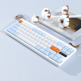 AJAZZ AKL680 Low Profile Mechanical Keyboard mechkeysshop Blue White Brown Switch None