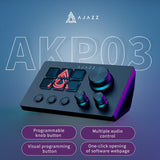 AJAZZ AKP03 Programmable Buttons Desktop Controller mechkeysshop AKP03 Black-English Version 