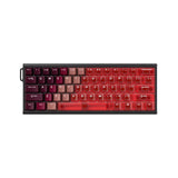 AJAZZ ALUX60 HE Series Full Aluminum RGB Keyboard mechkeysshop ALUX60 ULTRA Deep Red 