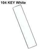 AJAZZ Ergonomic Design Keyboard Wrist Rest Support mechkeysshop 104 KEY White 