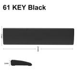 AJAZZ Ergonomic Design Keyboard Wrist Rest Support mechkeysshop 61 KEY Black 