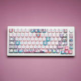 Akko MOD007PC 7th Anniversary Mechanical Keyboard mechkeysshop MOD 007 PC-Three mode Cream Yellow Magnetic 