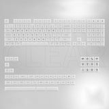 AKKO Transparent ASA 155 Keycaps mechkeysshop 