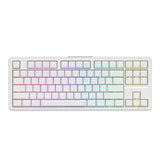 ATK A87 Wireless Hot Swap Gaming TKL Mechanical Keyboard mechkeysshop A87 Pro Contour White 