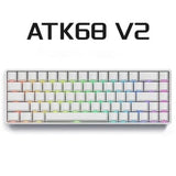 ATK68 Magnetic Switch Mechanical Keyboard mechkeysshop ATK68 V2-White Magnetic Jade Purple 