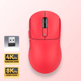 ATTACK SHARK X3/X3 PRO Three Mode Mouse mechkeysshop X3 PRO-Red(with 4k dongle) 