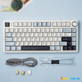 AULA F75 Gasket Three Mode Mechanical Keyboard mechkeysshop 