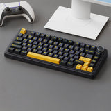 AULA F75 Gasket Three Mode Mechanical Keyboard mechkeysshop F75 Black TTC New Moon 