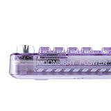 AULA F81 Gasket Hot-Swappable Transparent Mechanical Keyboard mechkeysshop 