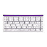 AULA HERO84 HE 75% Wired Magnetic Gaming Keyboard mechkeysshop White Contours Black King Switch 