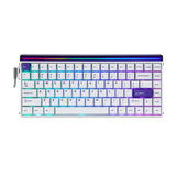 AULA HERO84 HE 75% Wired Magnetic Gaming Keyboard mechkeysshop White Purple Black King Switch 