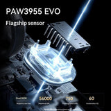 AULA KUNLUN X5 PAW3955EVO SSHS Wireless Gaming Mouse Electromagnetic Micro-switch mechkeysshop 
