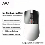 IPI HAZEX Wireless Gaming Mouse Dual 8K for Big Hands