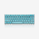 Cerakey V2 Ceramic Full Set Cherry Profile Keycaps mechkeysshop Blue Crazed Blank 