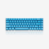 Cerakey V2 Ceramic Full Set Cherry Profile Keycaps mechkeysshop Full Set Water Blue With Legends 